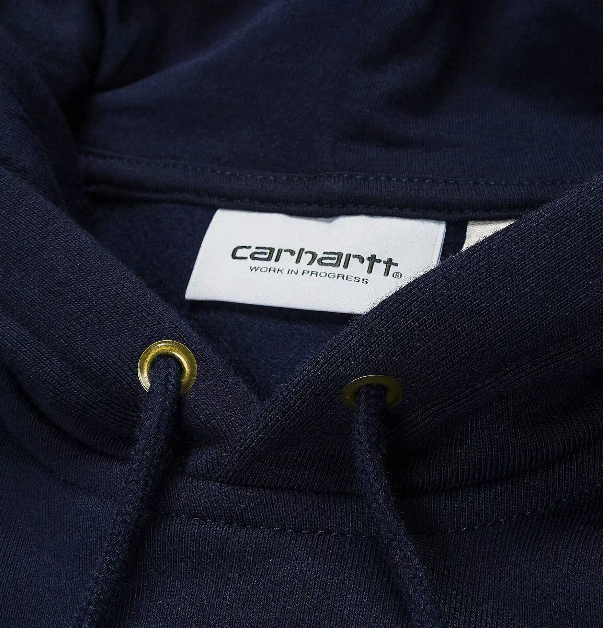 CARHARTT WIP Sudadera con Capucha Chase - Azul Marino Oscuro Clásico | Colección de Básicos Invernales