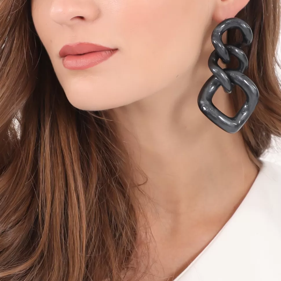 Pendientes Folli Follie para Mujer - Cadena Impactante 