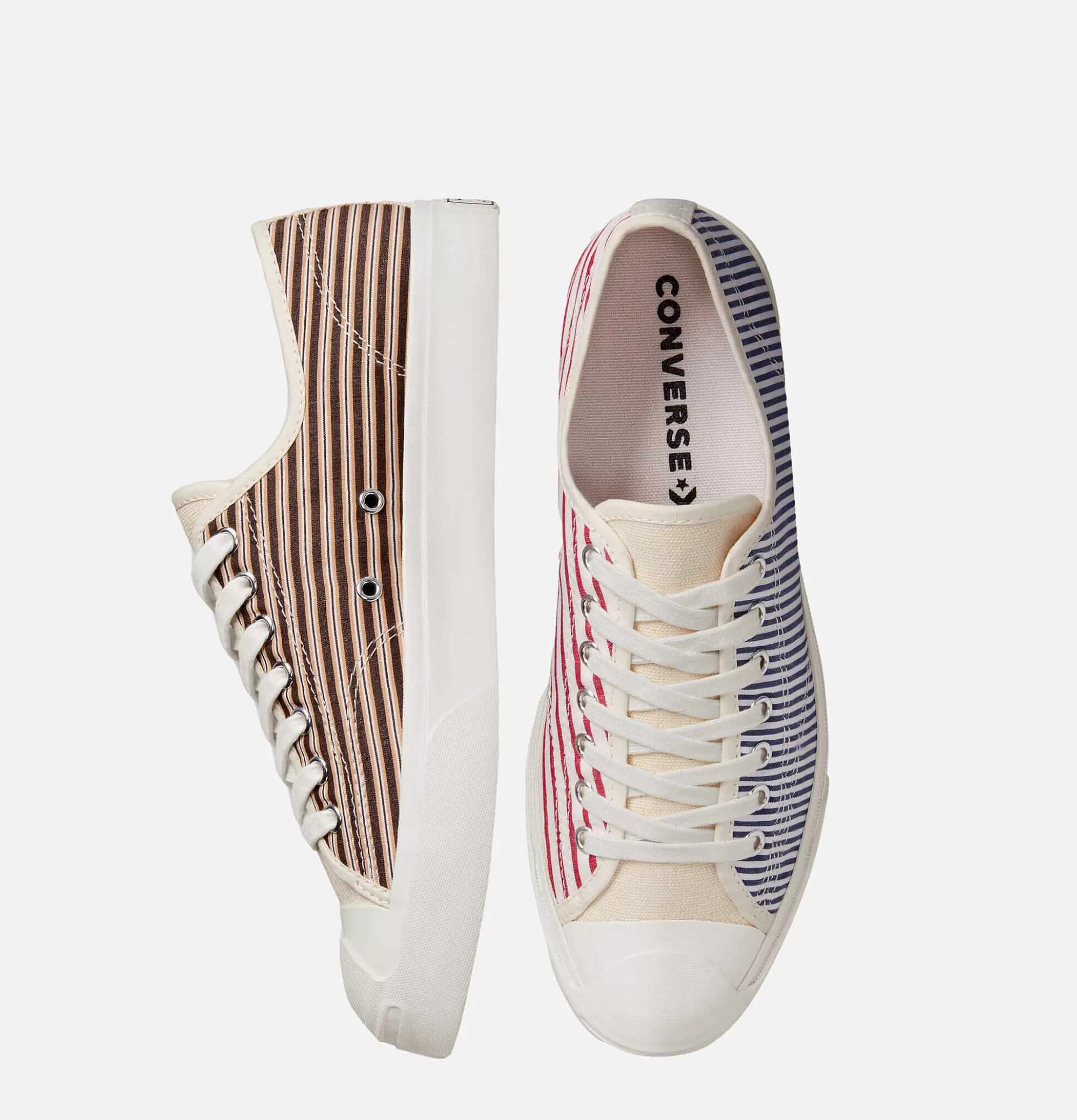 Zapatillas CONVERSE Jack Purcell con Rayas Recicladas - Estilo Casual para Mujer - Diseño Sostenible y Moderno