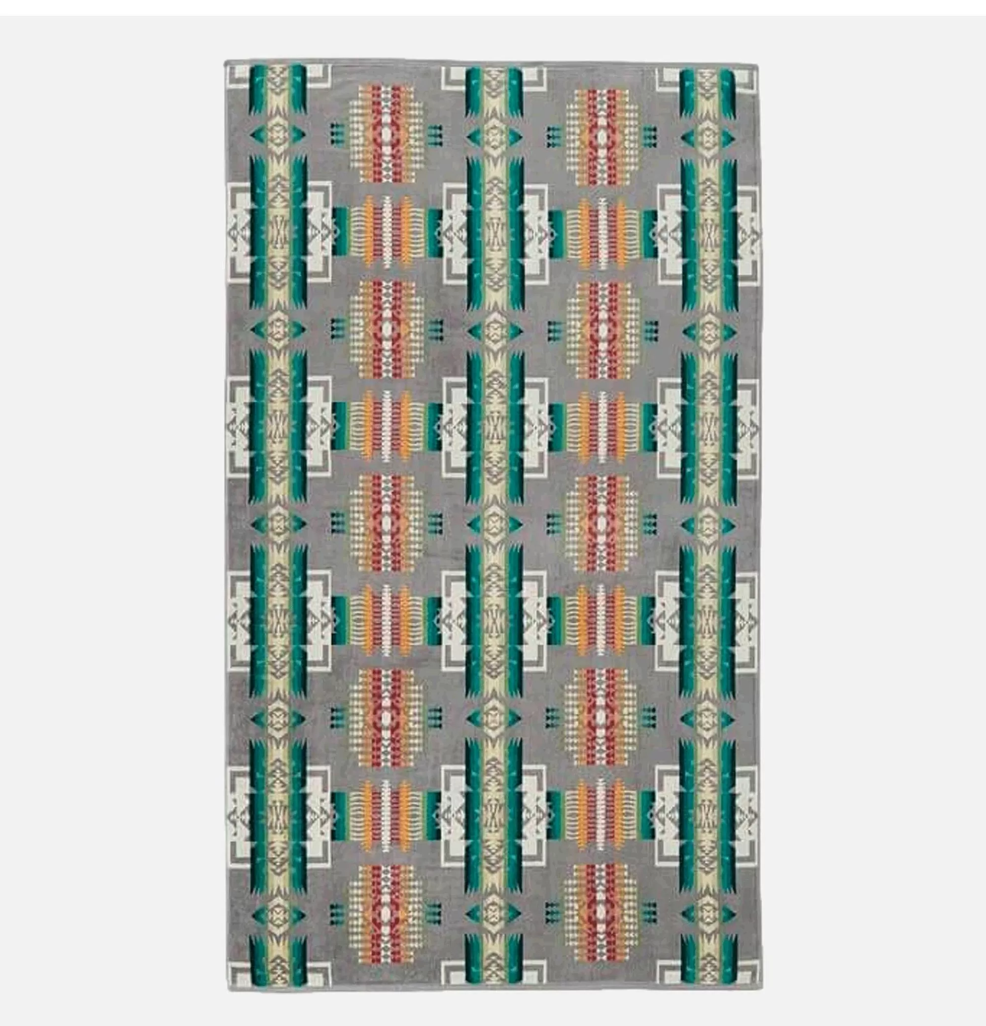 Toalla de Baño Jacquard Premium PENDLETON - Gris Nube, Colección Chief Joseph | Diseño Artesanal Maison