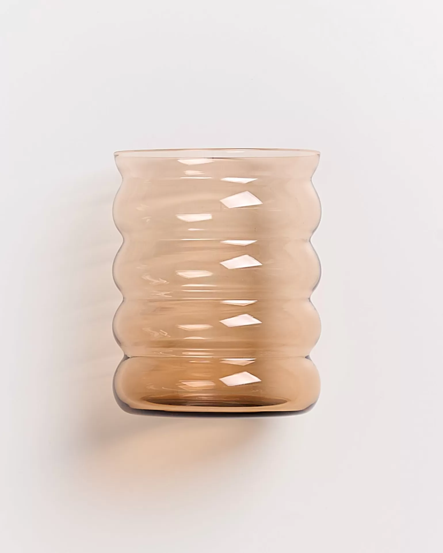 Lámpara Decorativa Burbuja Grande de Cristal con Acabado Bronce - Colección Miio Joia by Hot Motel