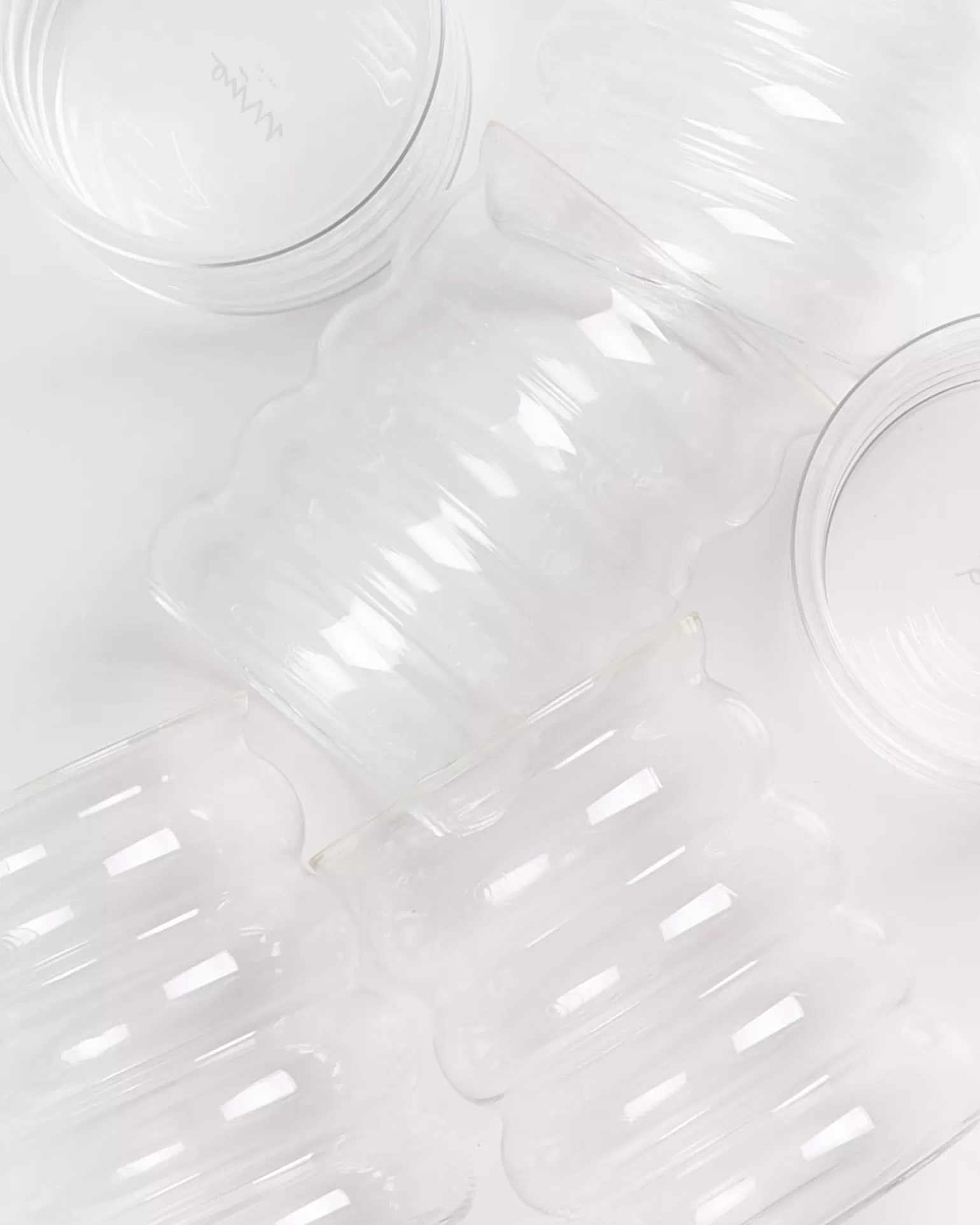 Miio Joia - Copa de Cristal Burbuja Grande | Diseño Clásico Transparente Elegante