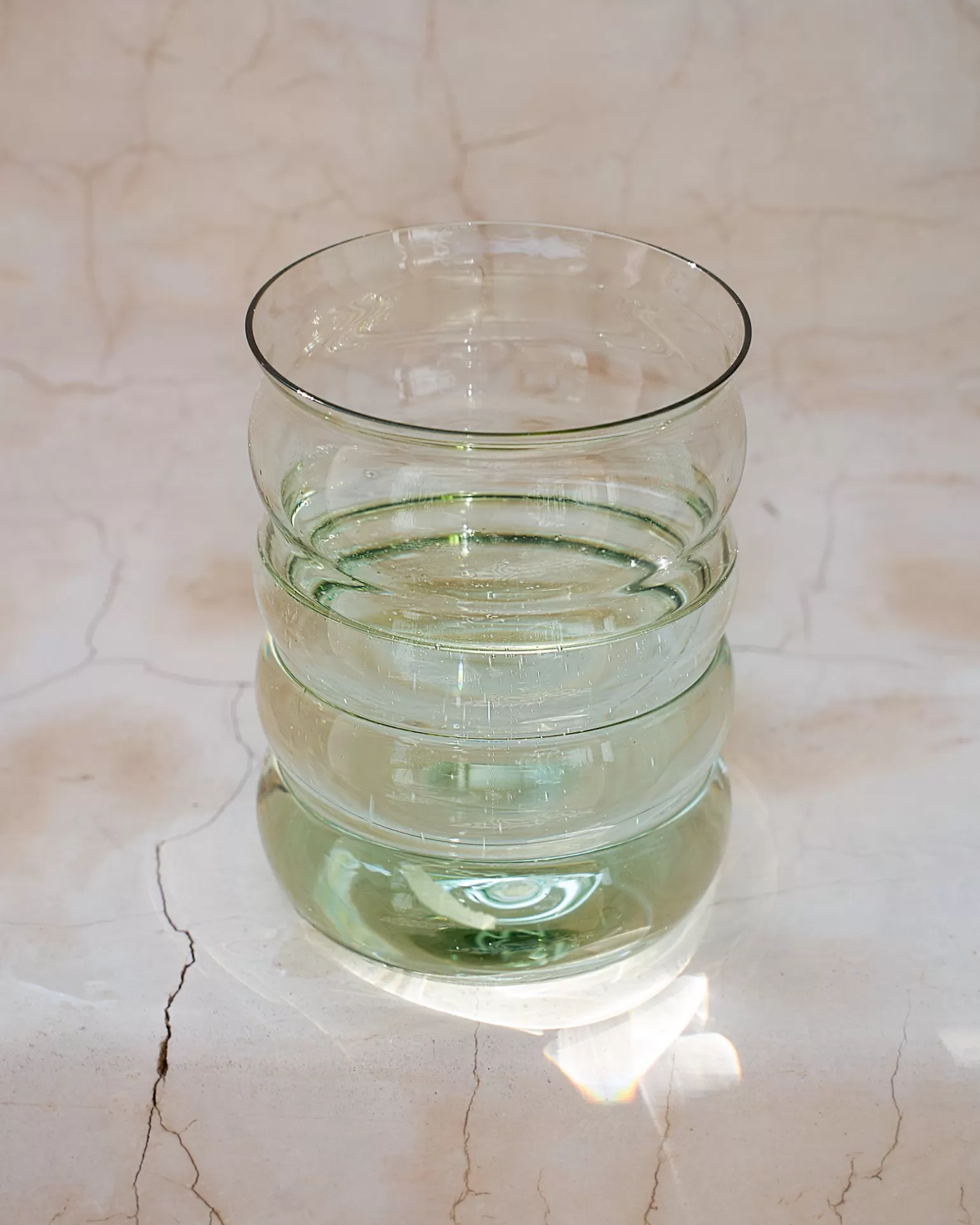 Liquidación Exclusiva: Jarrón Burbuja XL de Cristal - Colección Motel Miio Joia en Verde Esmeralda Vibrante