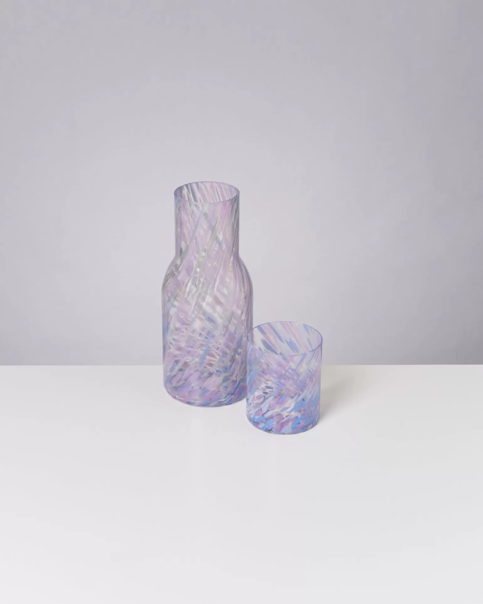 Gotas Elegantes de Cristal Azul Lila - Nueva Colección Motel a Miio Joia con Diseño Minimalista