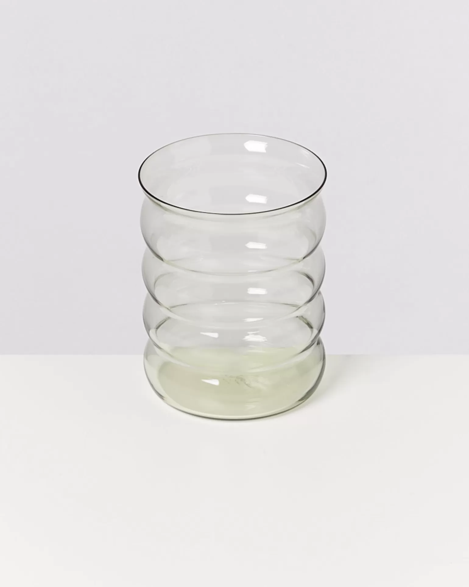 Juego de 6 Copas Elegantes Burbuja Grande - Cristal Esmeralda Brillante | Colección Motel a Miio Joia