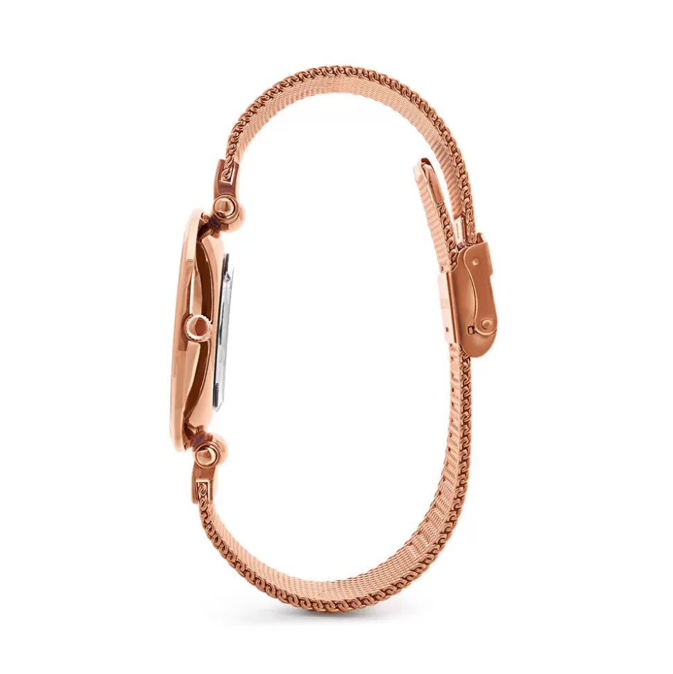 Reloj Pulsera Folli Follie Mujer - Corazón Grande en Baño de Oro - Edición Especial Lady Club