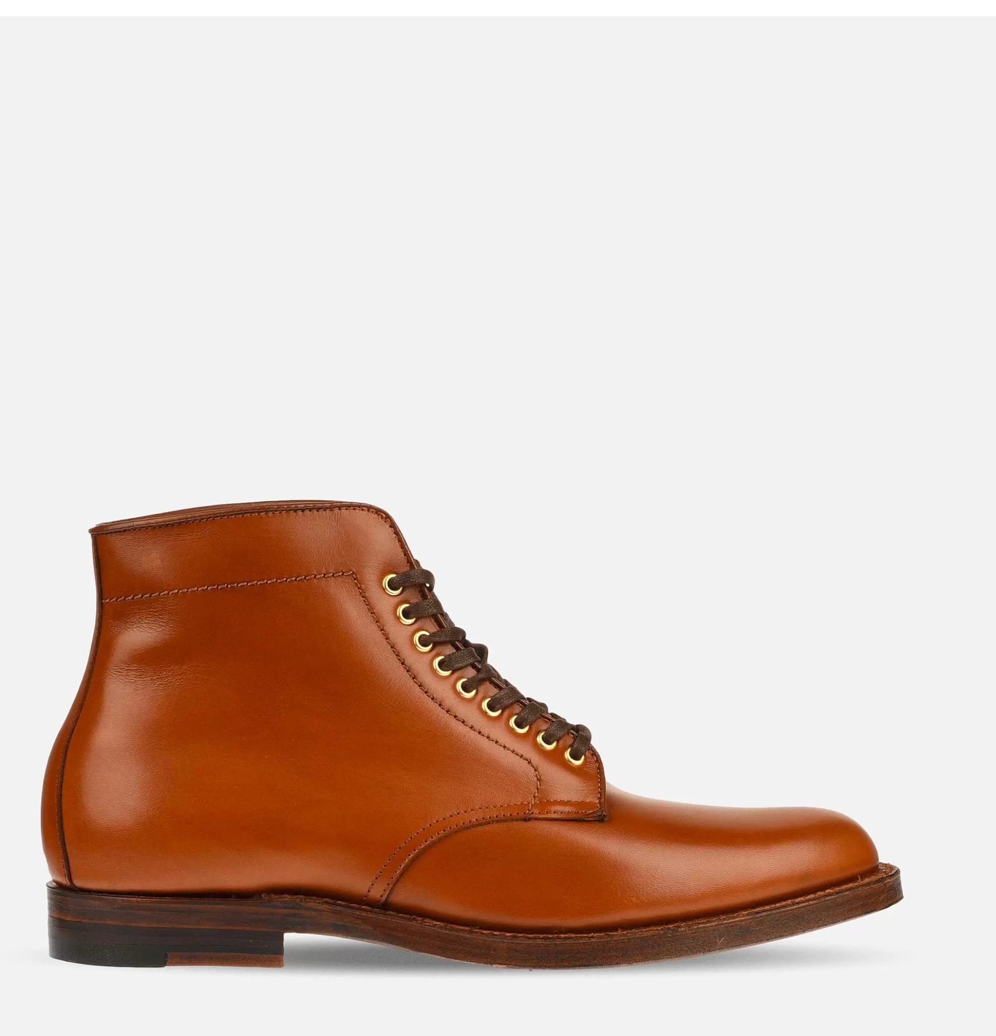 ALDEN - Zapato Blucher Punta Llena M1811 en Cuero Arena para Caballero