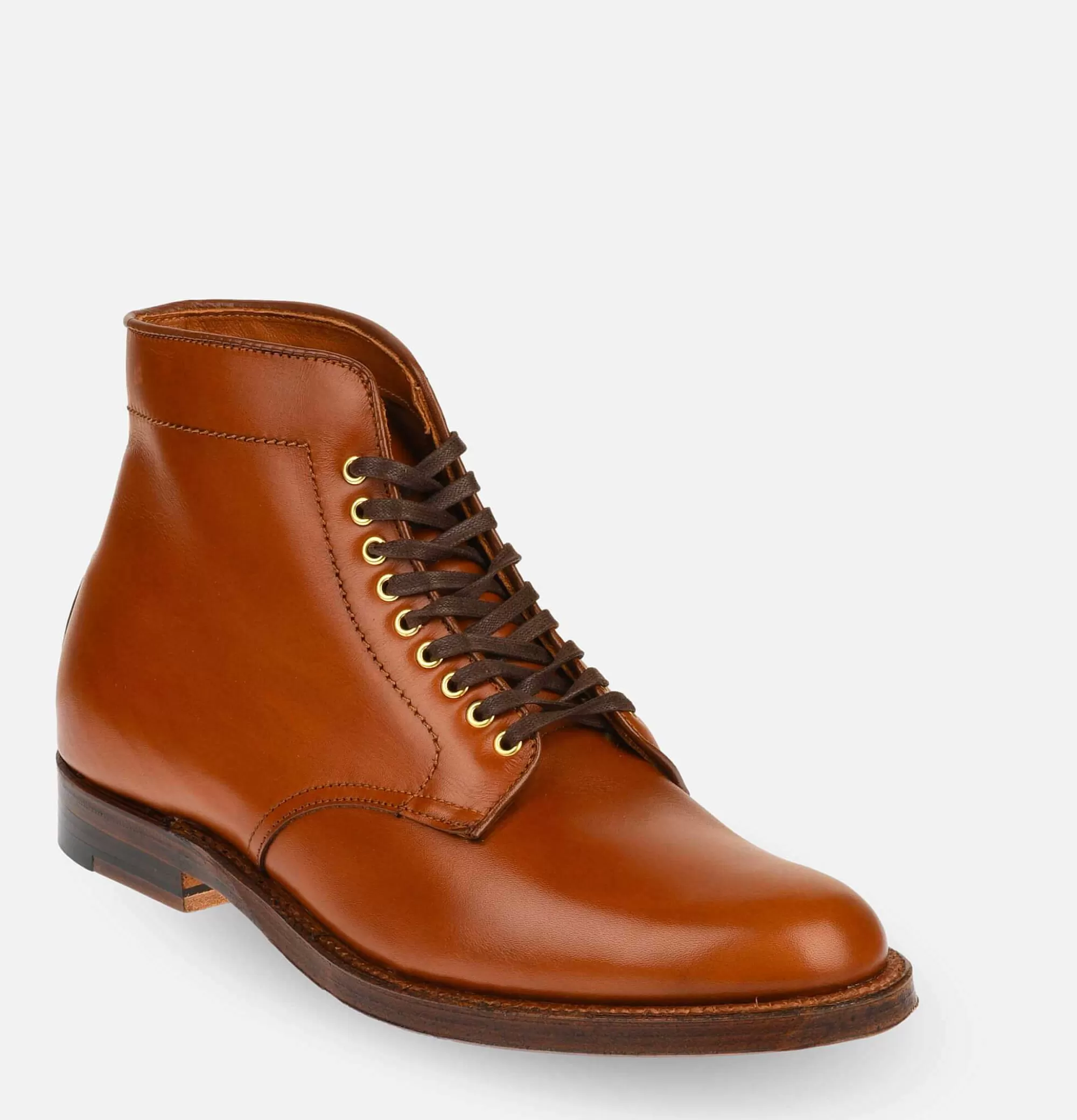 ALDEN - Zapato Blucher Punta Llena M1811 en Cuero Arena para Caballero