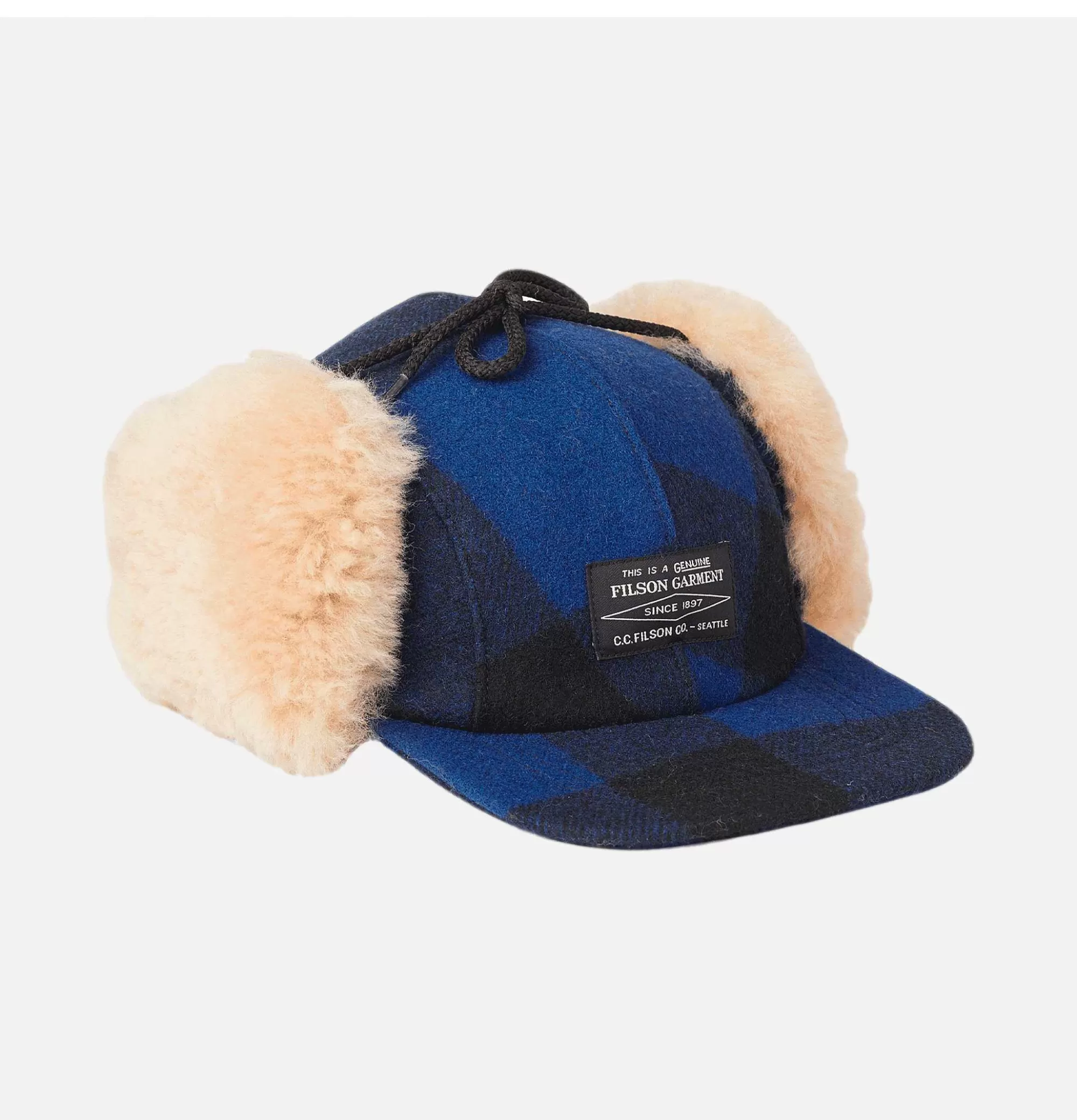 Gorra Filson Mackinaw Azul Cobalto - Gorras de Lana Resistente para Exteriores