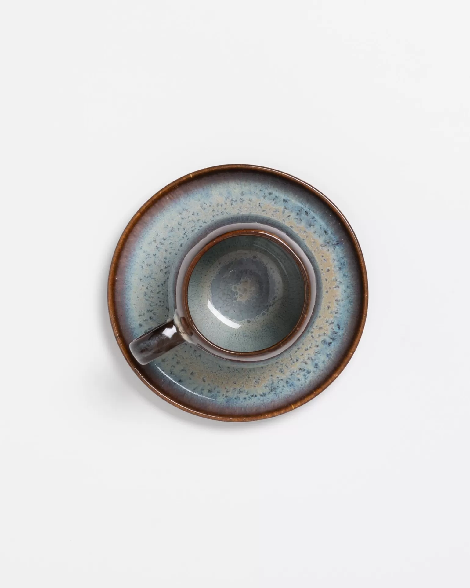 Platillo para Café Espresso Verde Azulado – Colección Miio Madeira by Sale Motel