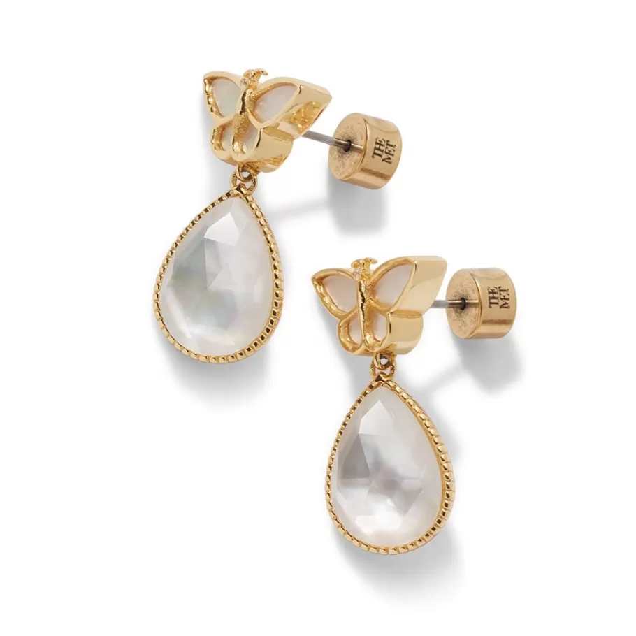 The Met Store Jewelry Sets*Meiji Butterfly Pendant Necklace and Drop Earrings Set