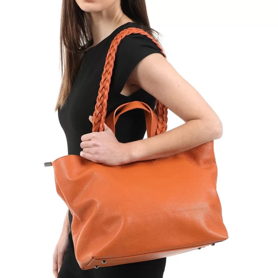 Bolso de Hombro Folli Follie - Cuero Genuino, Estilo Urbano | Tote Amplio para Mujer con Diseño Moderno y Espacioso