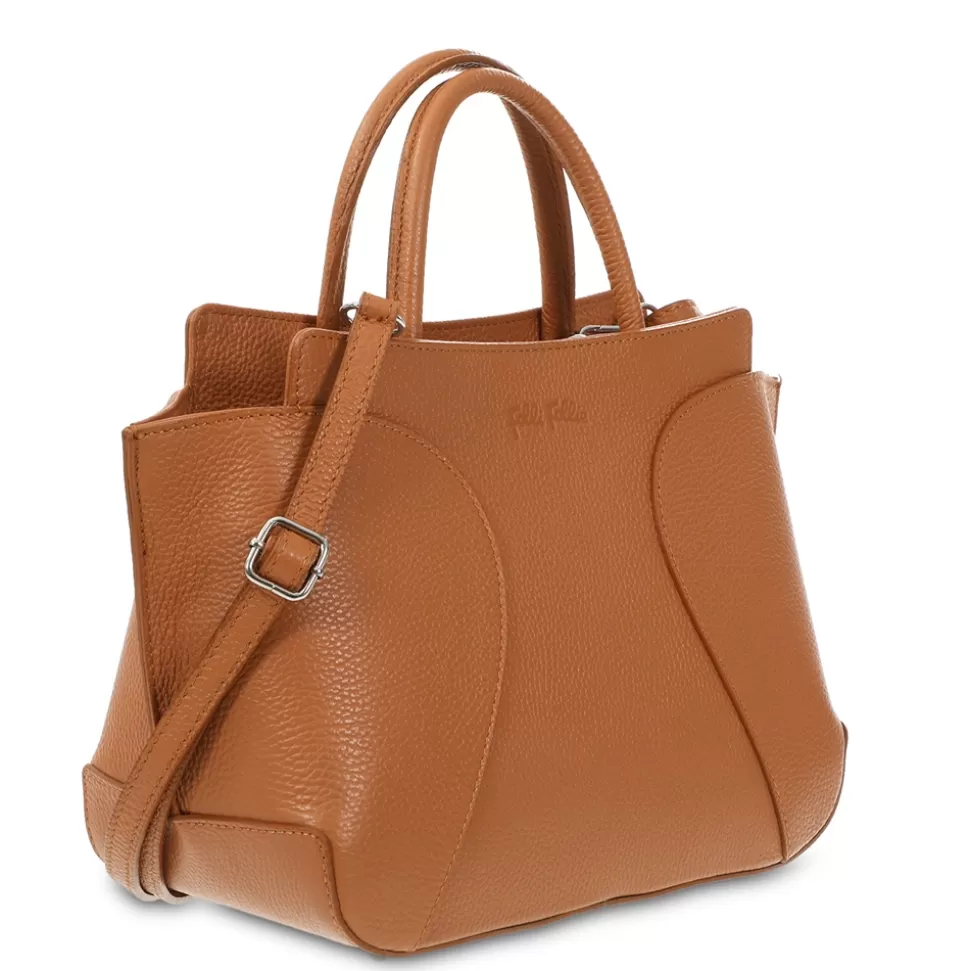 Bolso de Mujer en Cuero Auténtico Mediano - Estilo Urbano Metropolitano Folli Follie | Elegancia y Funcionalidad
