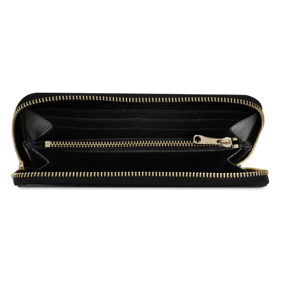 Folli Follie Billetera Mujer - Colección Mini Discoveries en Cuero con Cremallera, Diseño Espacioso y Elegante