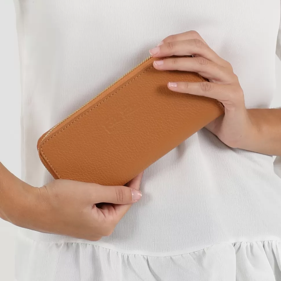 Cartera Folli Follie Elegante - Cuero Gran Tamaño con Cremallera | Colección Mini Discoveries para Mujer