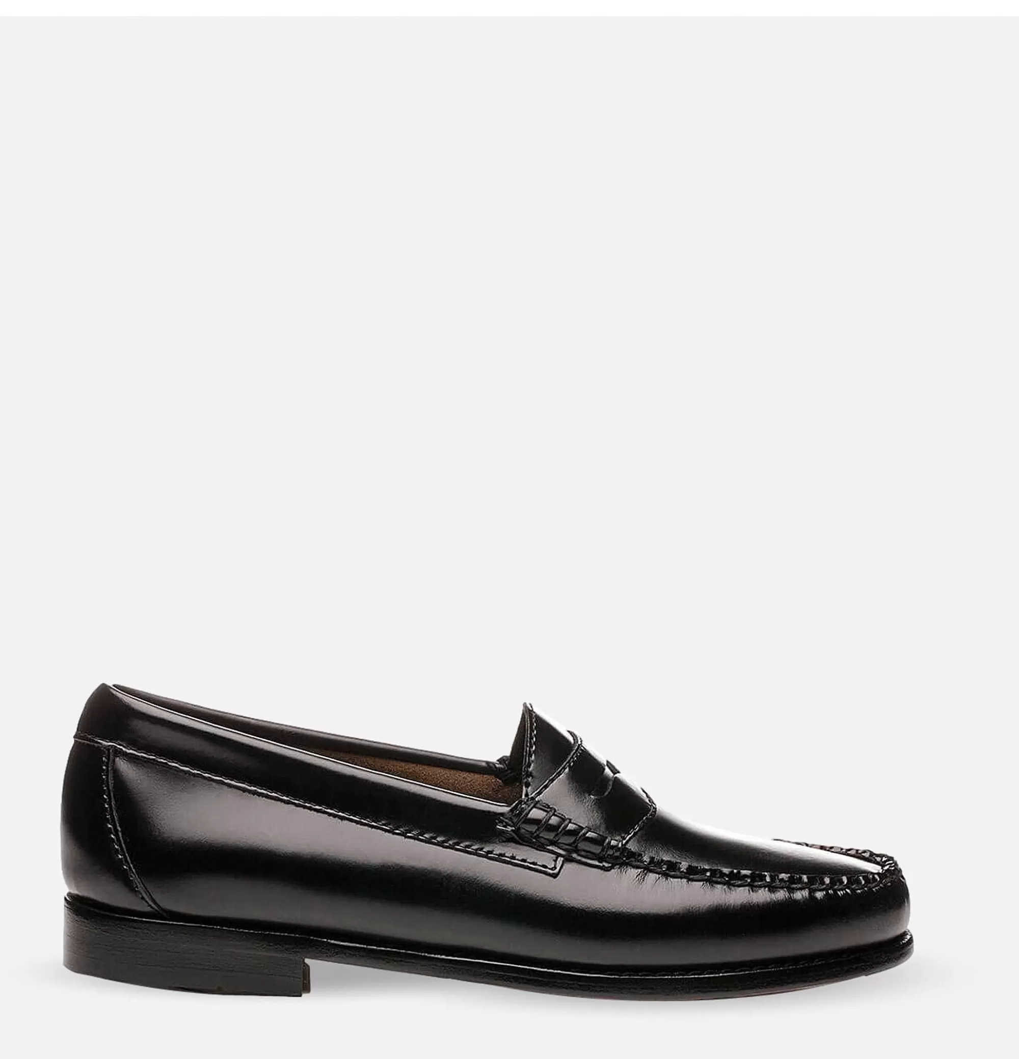 Mocasines G.H. BASS Weejun para Mujer - Zapatos Clásicos en Negro con Detalles de Cuero Auténtico, Estilo Casual para el Día a Día