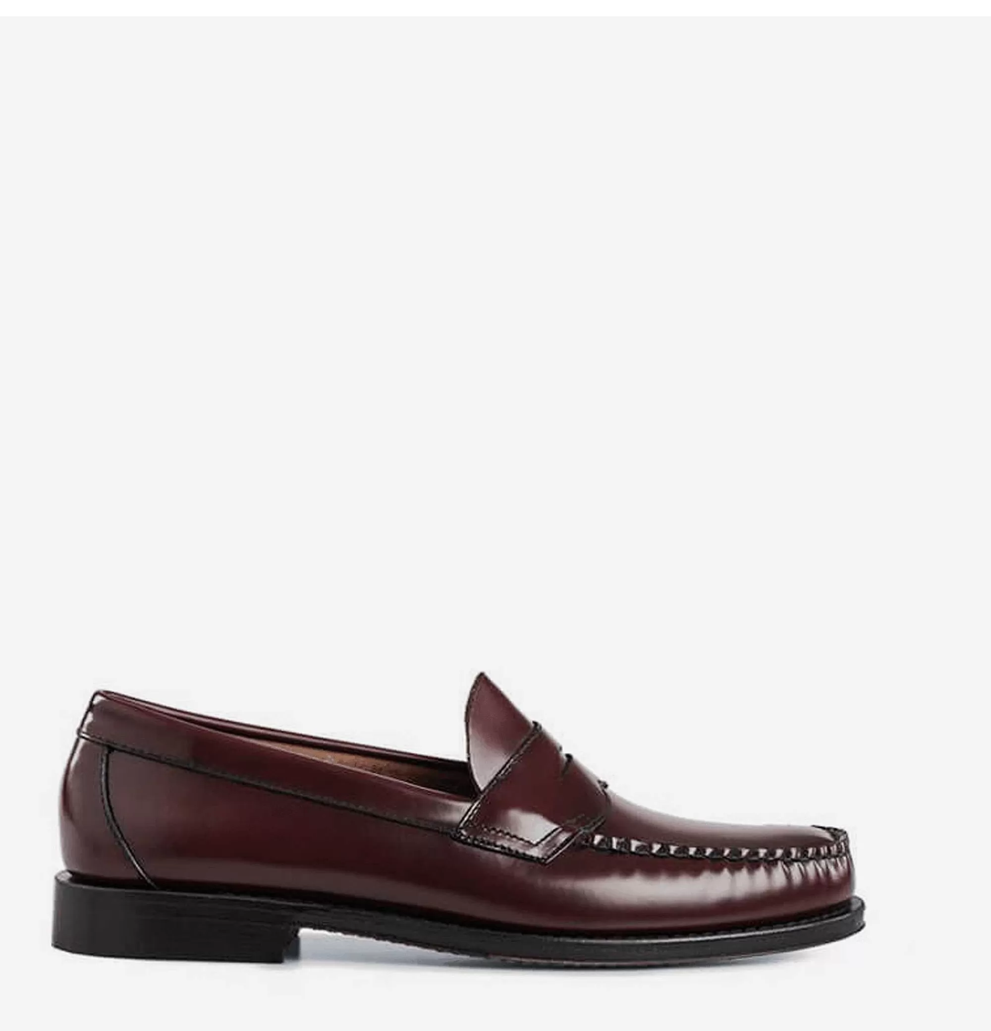 G.H. Bass Mocasines clásicos Logan en borgoña para hombre - Elegancia y comodidad en cada paso