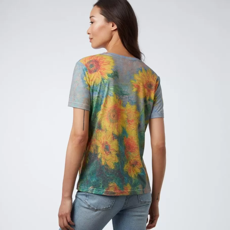 The Met Store Clothing*Monet Sunflowers Women’s Tee