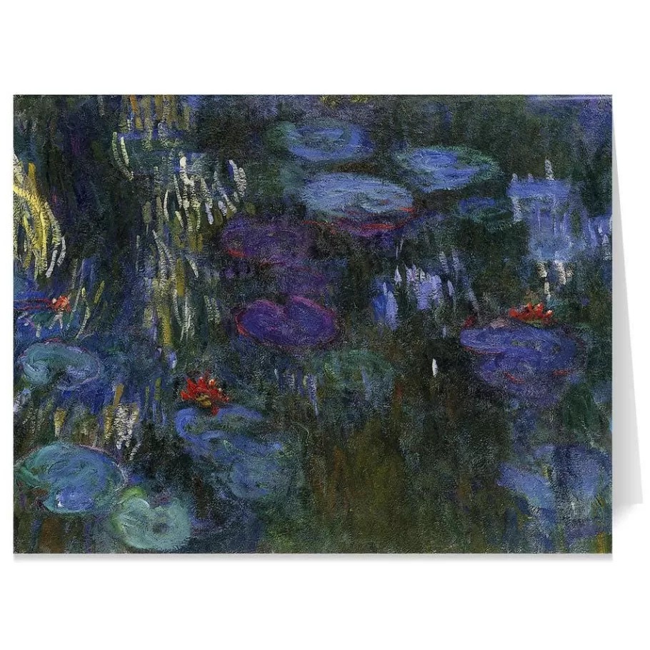 Set de Tarjetas Artísticas Nenúfares - Colección Claude Monet con Papelería Premium para Correspondencia Elegante