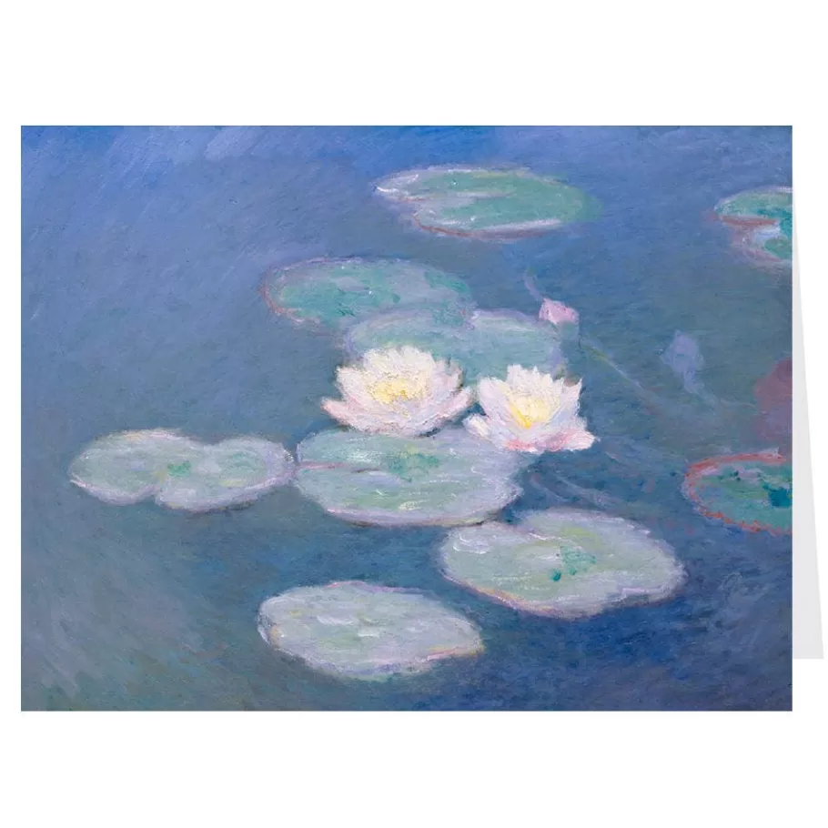 Set de Tarjetas Artísticas Nenúfares - Colección Claude Monet con Papelería Premium para Correspondencia Elegante