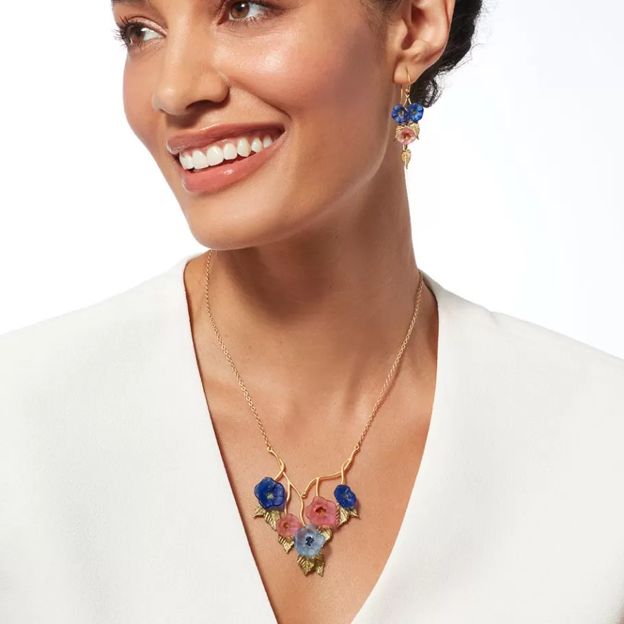 The Met Store Necklaces*Morning Glories Bib Necklace