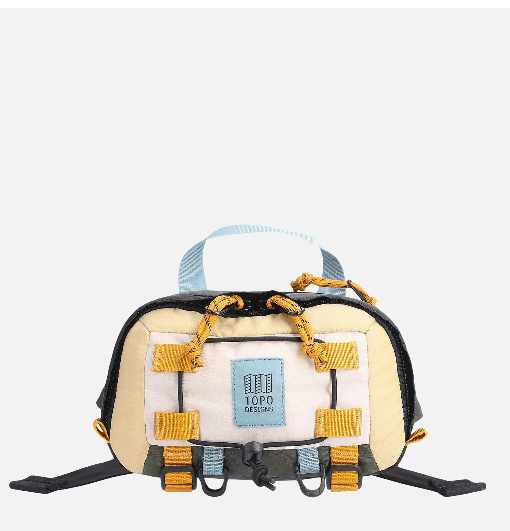 TOPO DESIGNS Bandolera Montañera Blanco Hueso - Riñonera Ligera para Excursiones