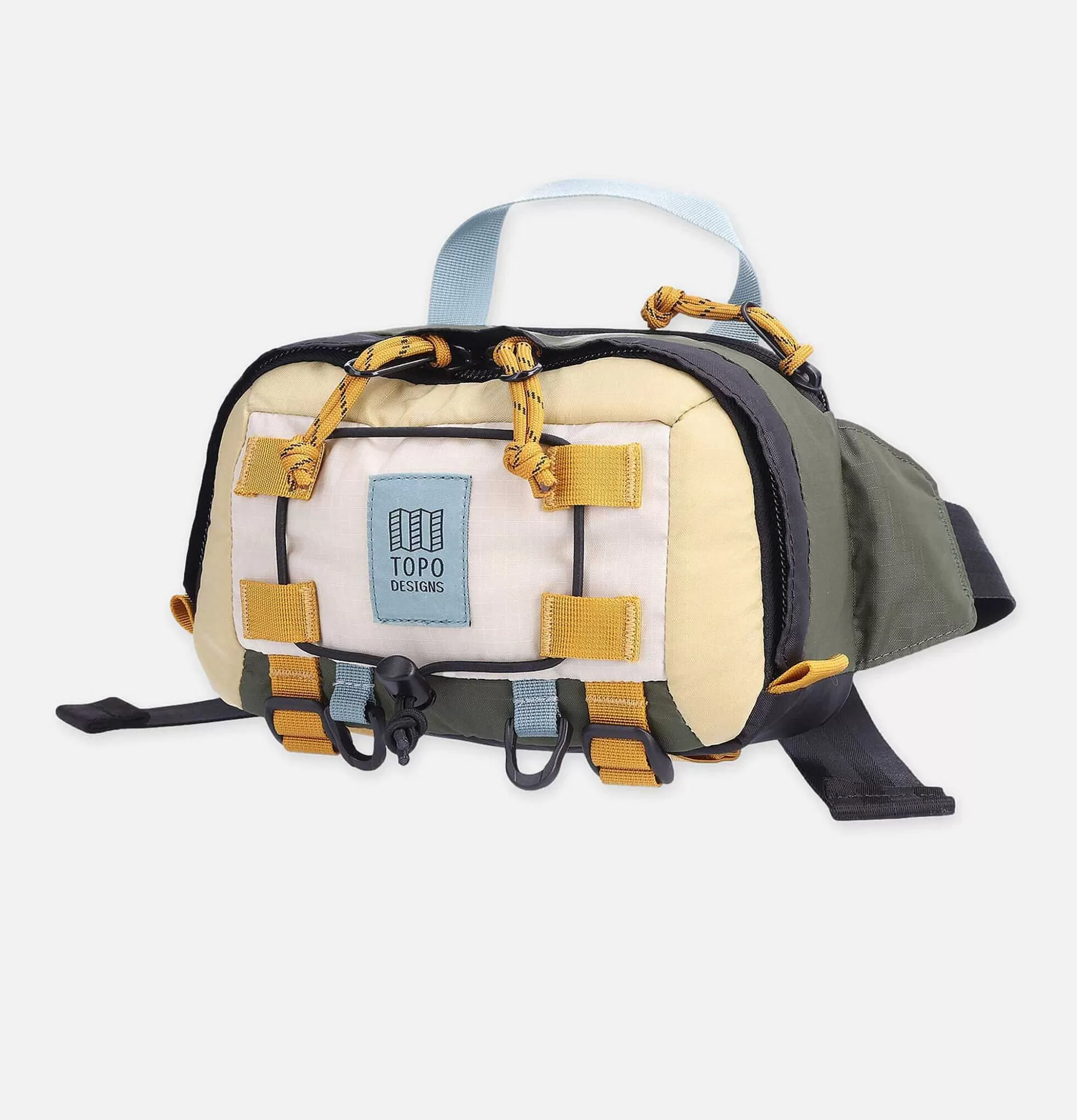 TOPO DESIGNS Bandolera Montañera Blanco Hueso - Riñonera Ligera para Excursiones