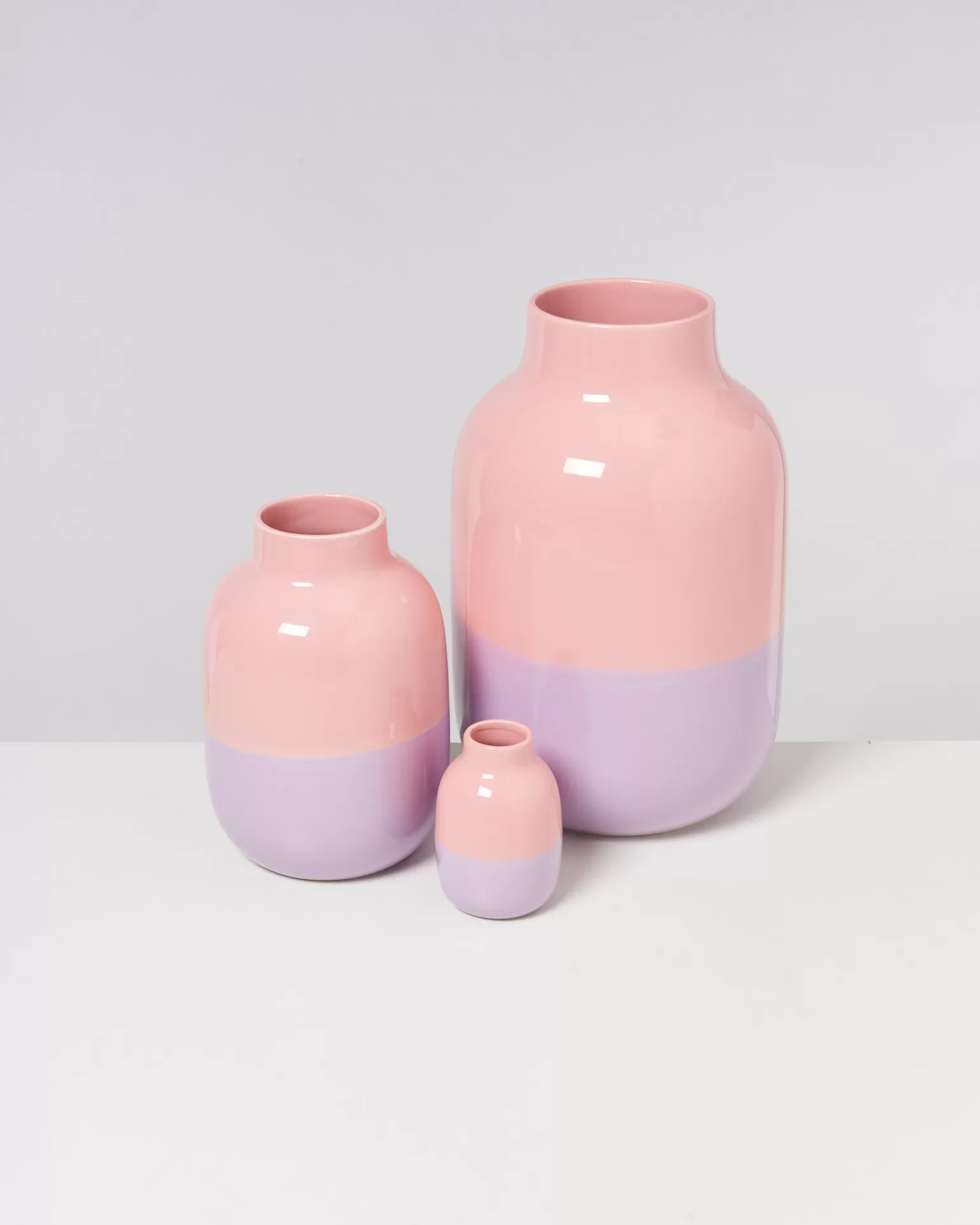 Oferta Especial - Jarrón Decorativo Miio Nuno Modelo S en Tonos Lilas Suaves | Diseño Elegante para Hogar 

（，，，，，）