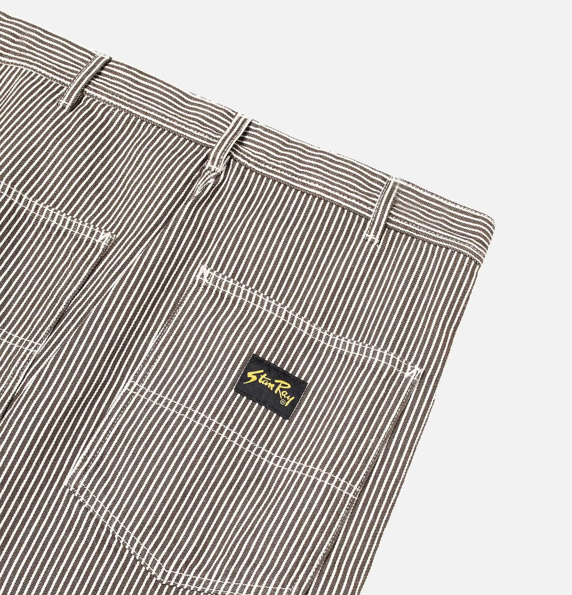Pantalones de trabajo STAN RAY estilo pintor - Color hickory negro duradero, diseño americano clásico para oficios