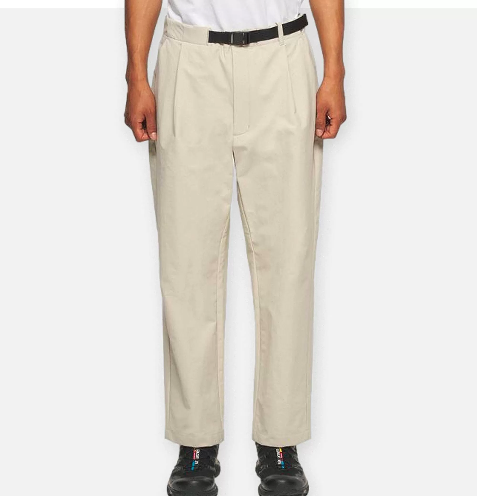 Pantalones Tobilleros Goldwin - Ajuste Perfecto en Beige para Estilo Casual