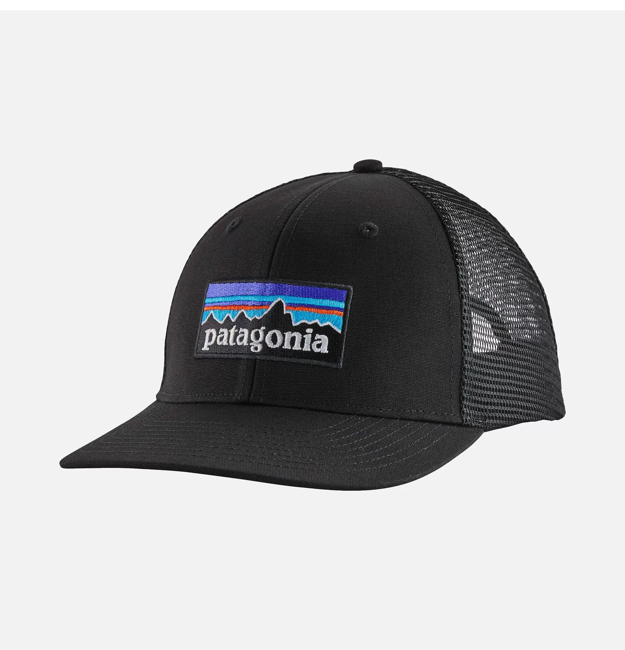 Gorra Unisex Patagonia P6 con Logo Bordado - Estilo Urbano en Color Negro para Actividades Diarias