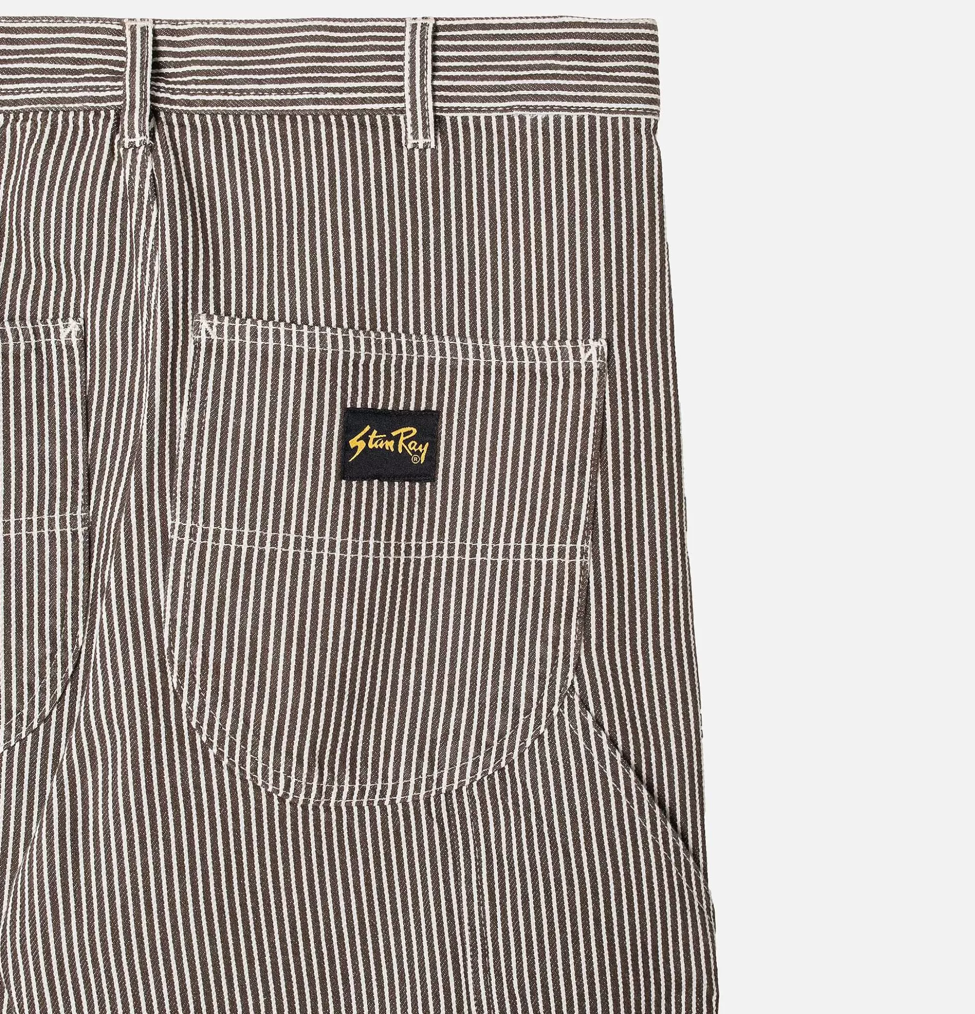 Pantalones de Trabajo STAN RAY USA - Modelo Painter 80 en Color Negro Hickory para Pintores | Tela Resistentes con Costuras Reforzadas