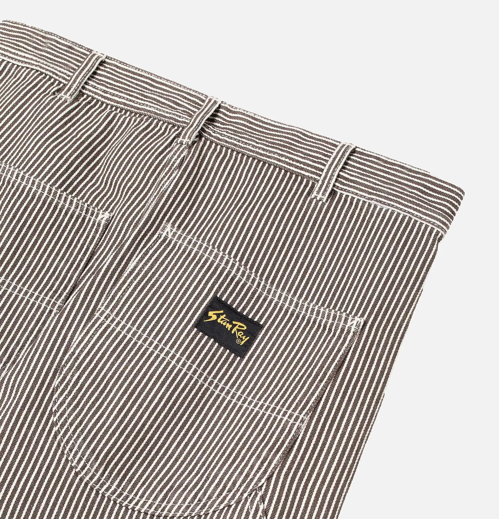 Pantalones de Trabajo STAN RAY USA - Modelo Painter 80 en Color Negro Hickory para Pintores | Tela Resistentes con Costuras Reforzadas