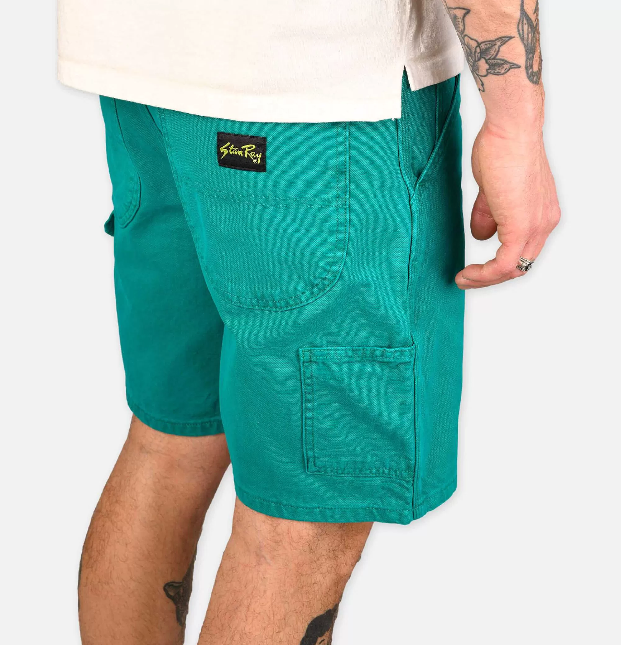 STAN RAY USA - Pantalones Cortos Tipo Painter en Lona Bluegrass - Diseño Duradero y Cómodo para Hombre