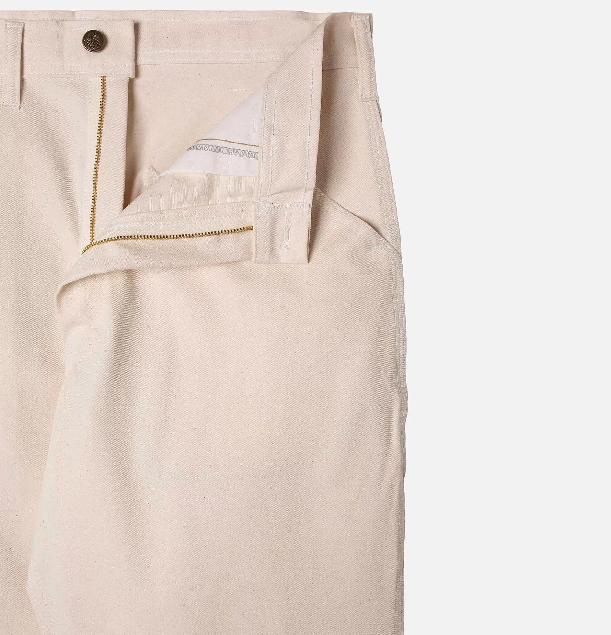 Pantalones de Trabajo Vintage STAN RAY - Estilo Años 80 en Color Natural, Diseño Duradero para Profesionales
