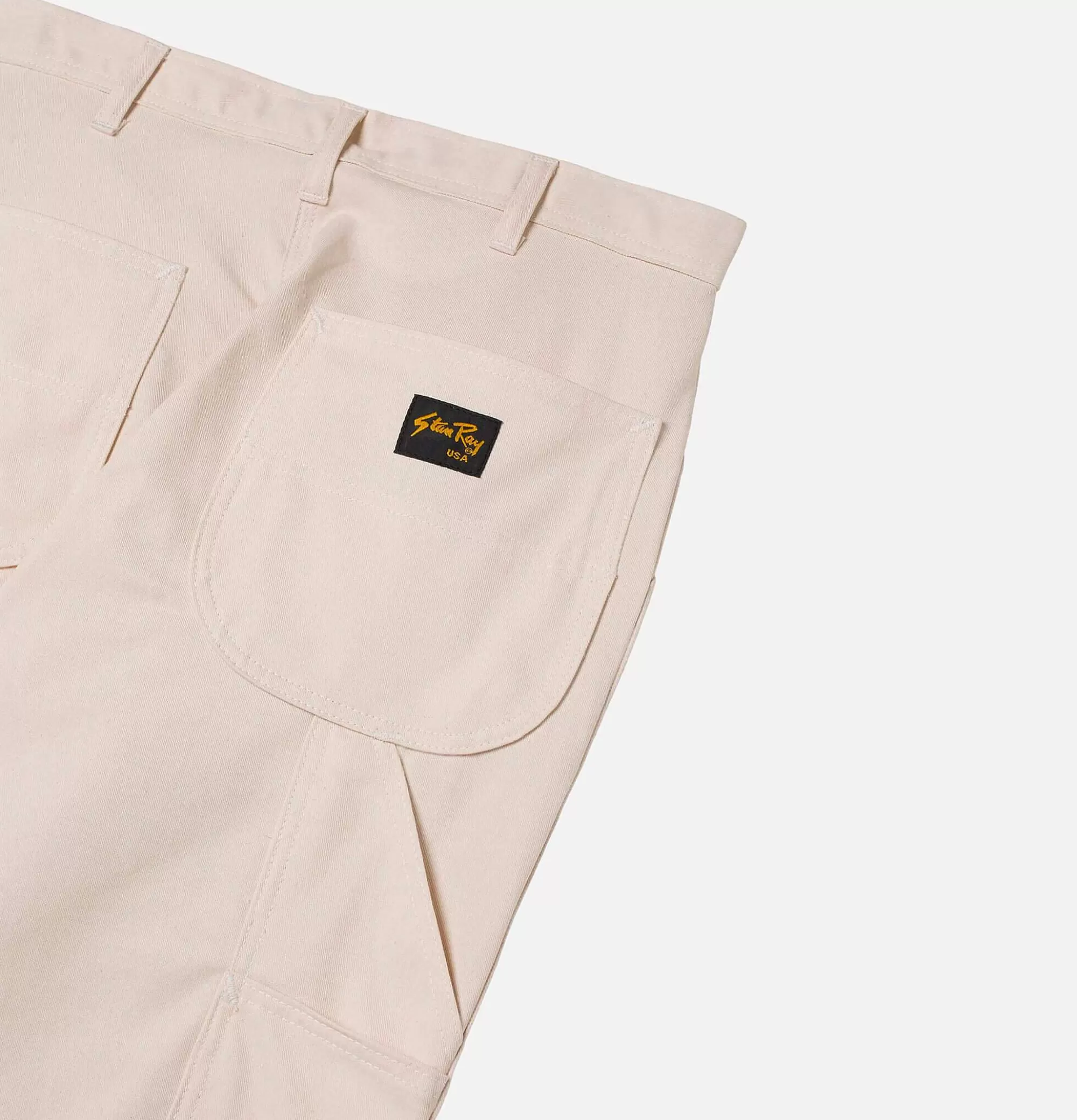 Pantalones de Trabajo Vintage STAN RAY - Estilo Años 80 en Color Natural, Diseño Duradero para Profesionales