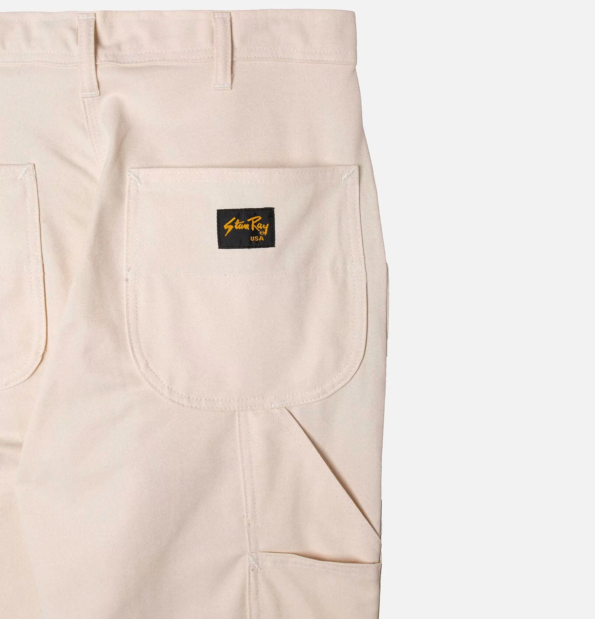 Pantalones de Trabajo Vintage STAN RAY - Estilo Años 80 en Color Natural, Diseño Duradero para Profesionales