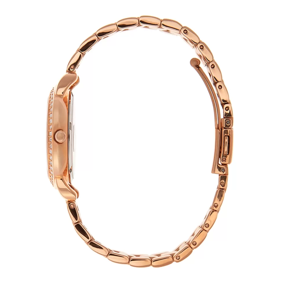 Reloj de Pulsera Elegante Folli Follie para Mujer & Combinación Perfecta: Brazalete Cerámico con Diseño Minimalista y Correa de Acero