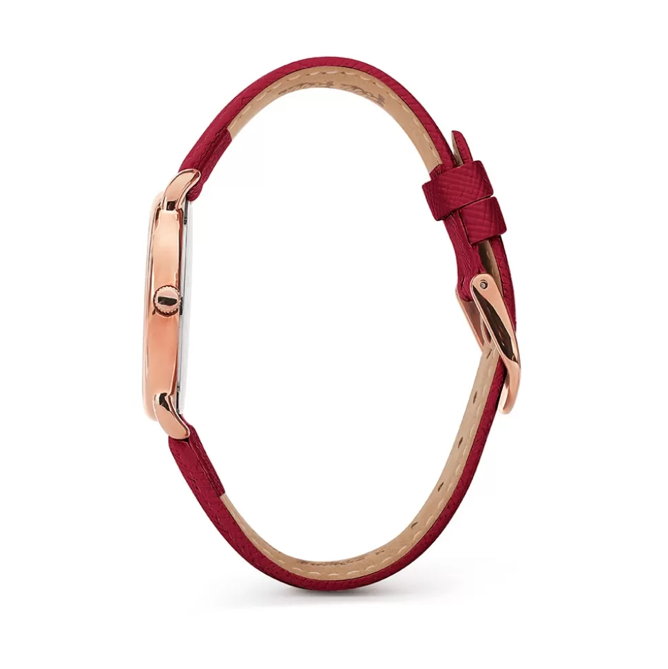Follie Women - Reloj Clásico con Correa de Cuero Genuino y Diseño Versátil