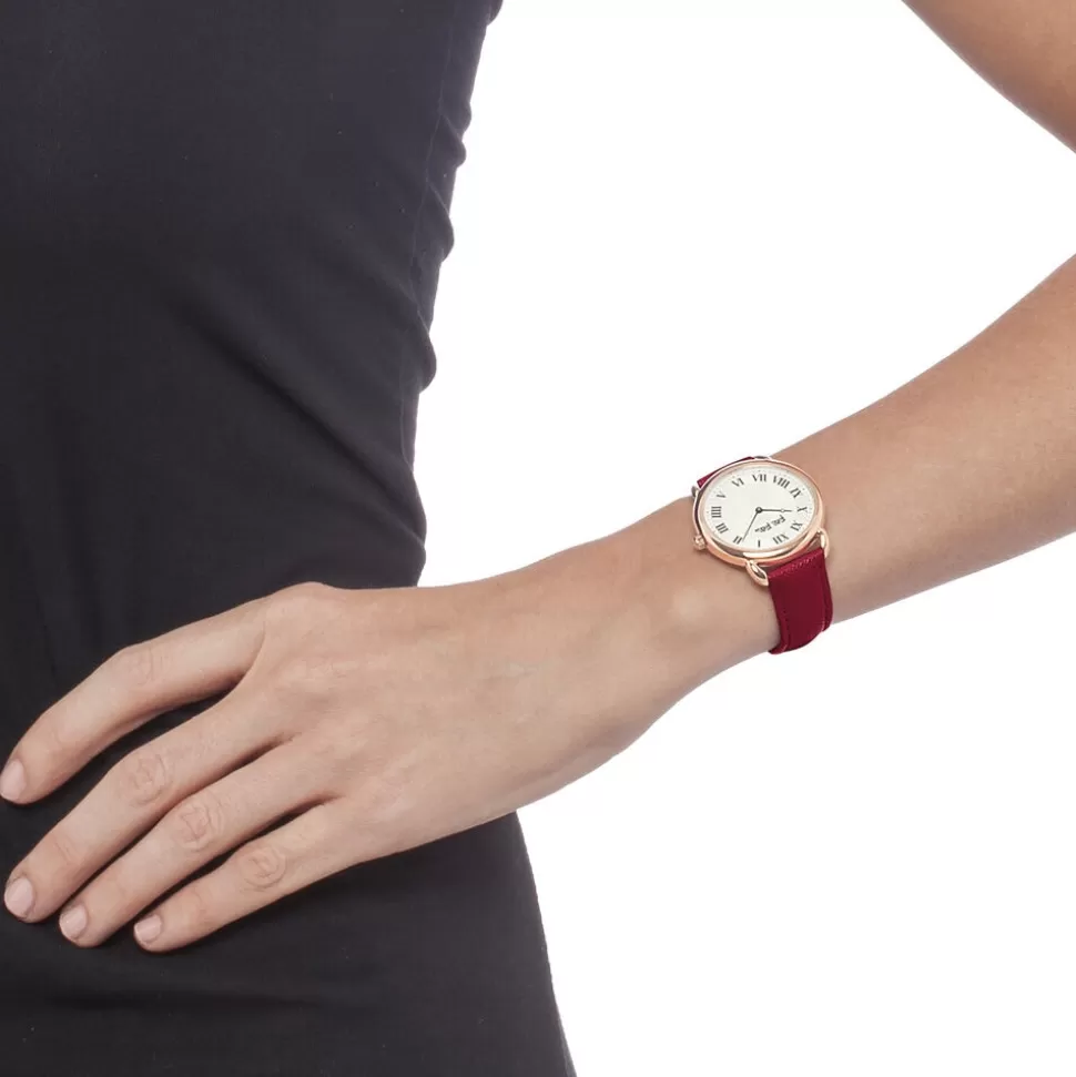 Follie Women - Reloj Clásico con Correa de Cuero Genuino y Diseño Versátil