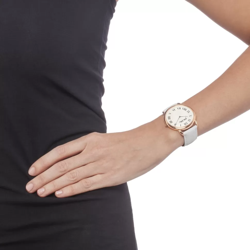 Reloj Femenino Folli Follie - Correa en Cuero Premium con Diseño Elegante, Tu Acompañante Ideal para Looks Sofisticados ¡Estilo Versátil con Detalles Brillantes!