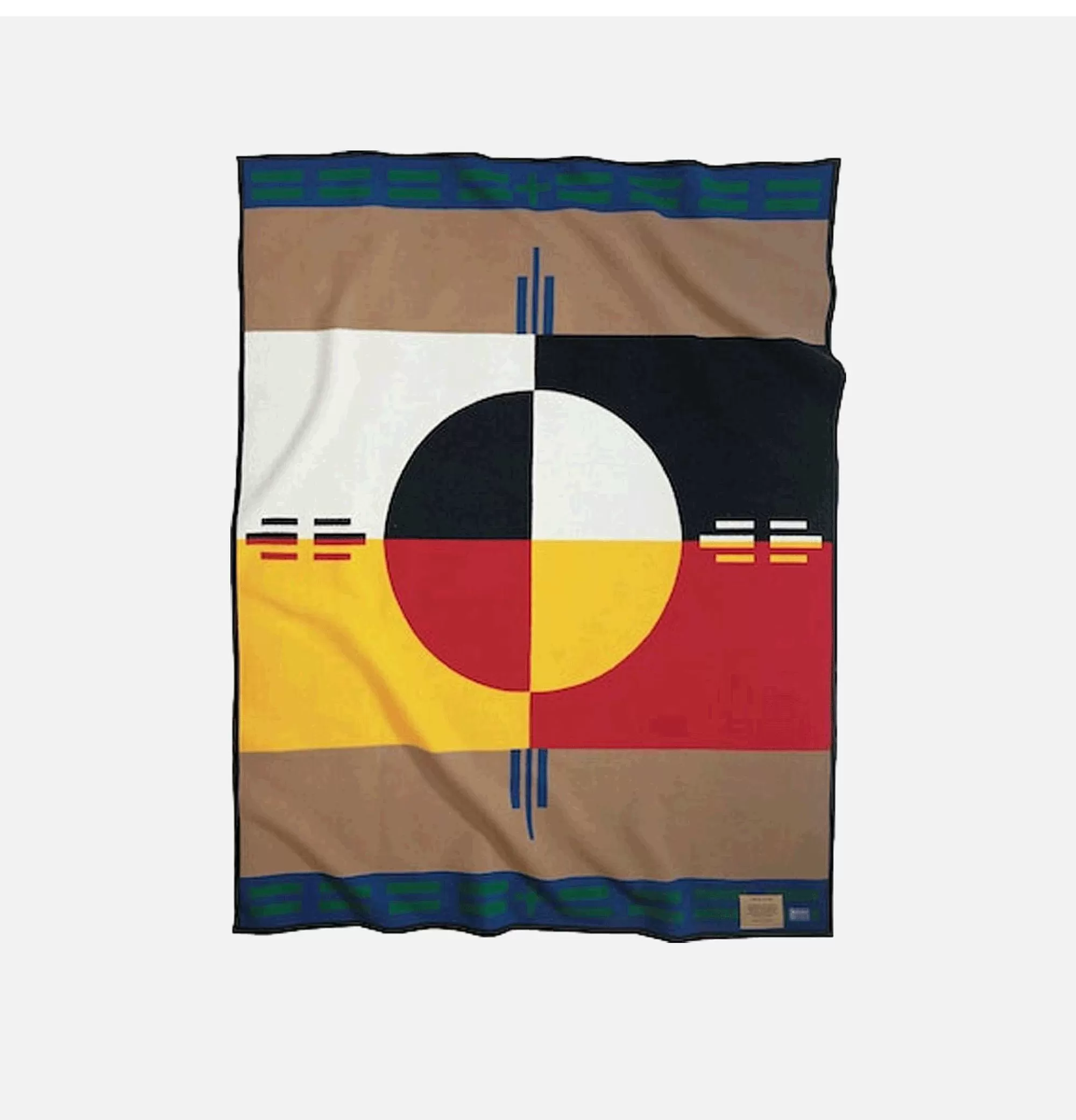 PENDLETON Cuadros - Ciclo Eterno Colección | Manta de Viaje Artesanal en Lana