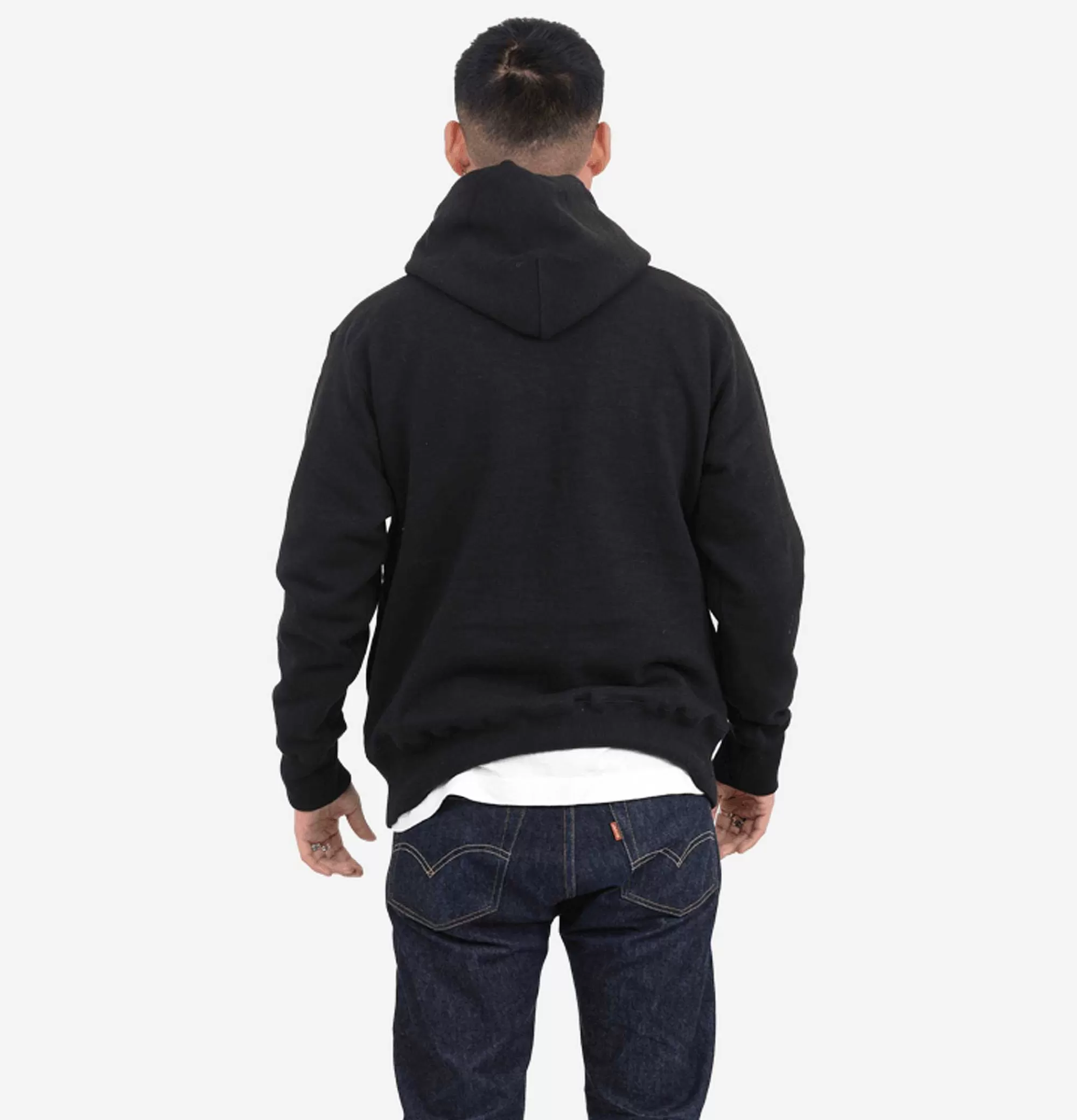 JACKMAN - Sudadera Oversize Unisex en Negro Algodón Orgánico | Buzo con Capucha y Bolsillo Canguro | Diseño Cómodo para Look Casual