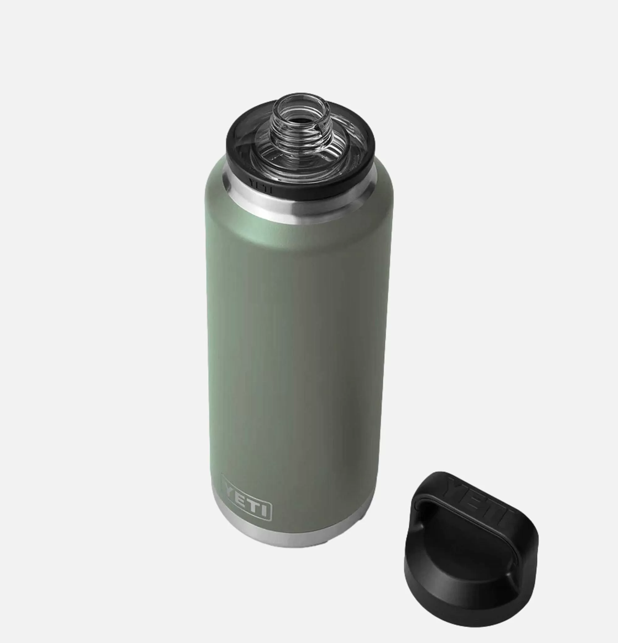 Botella Térmica YETI Rambler 1.36L - Verde Expedición, Perfecta para Aventuras Extremas