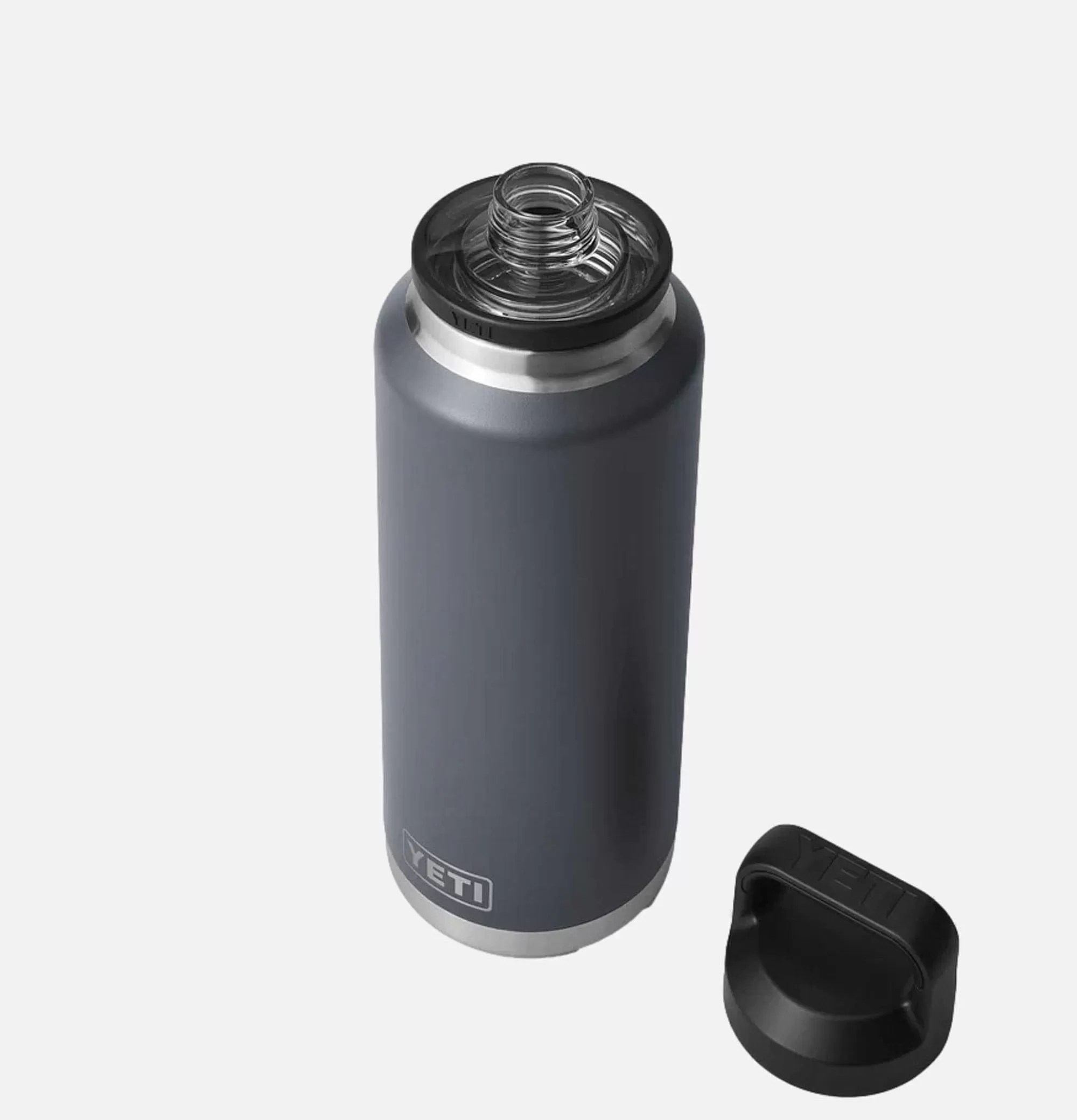 YETI Rambler - Termo Térmico de Doble Pared en Grafito Mate, Ideal para Excursiones y Actividades Exteriores