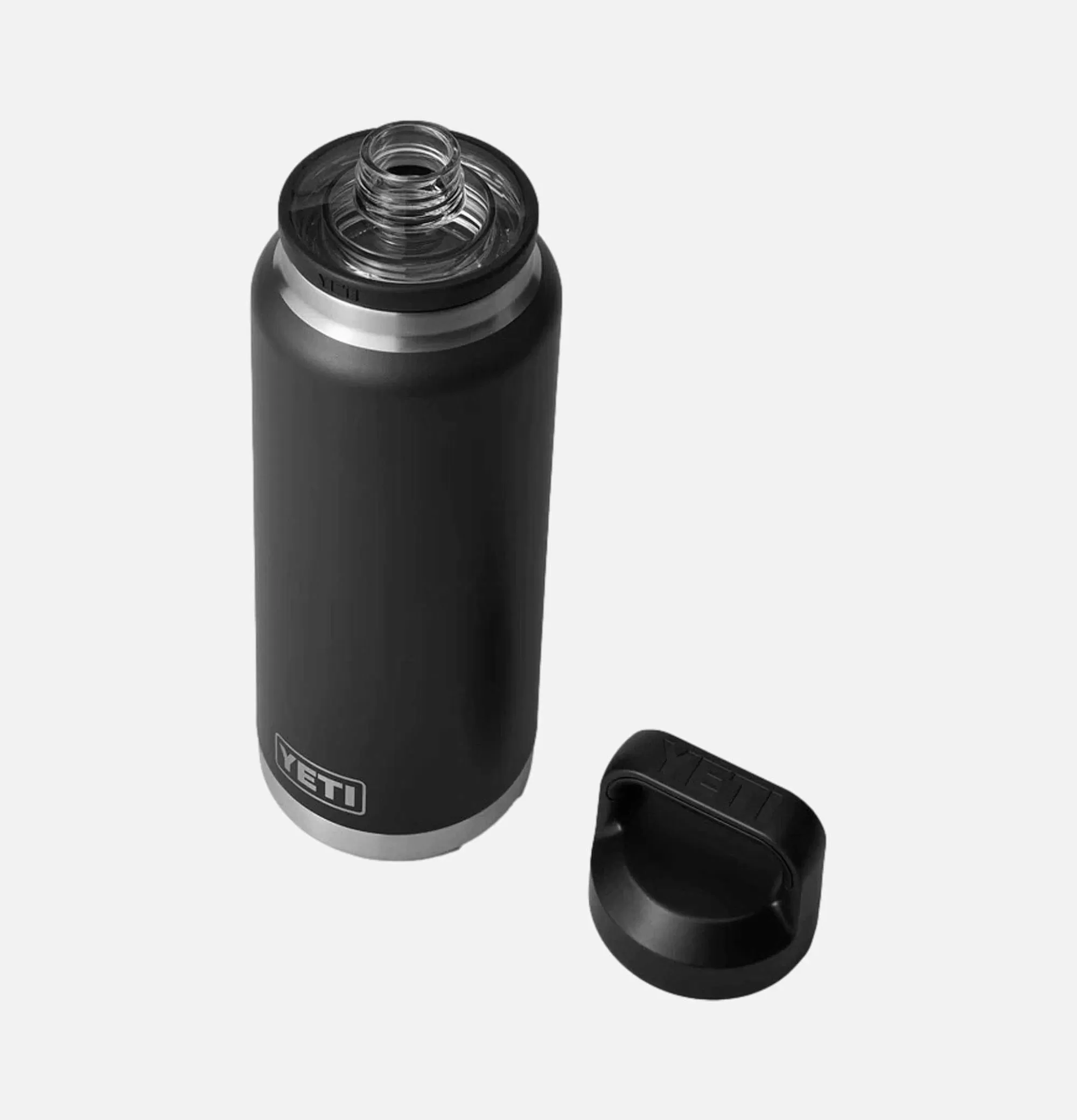 YETI Rambler Chug 36 oz Negra - Termo de Aventura para Exteriores