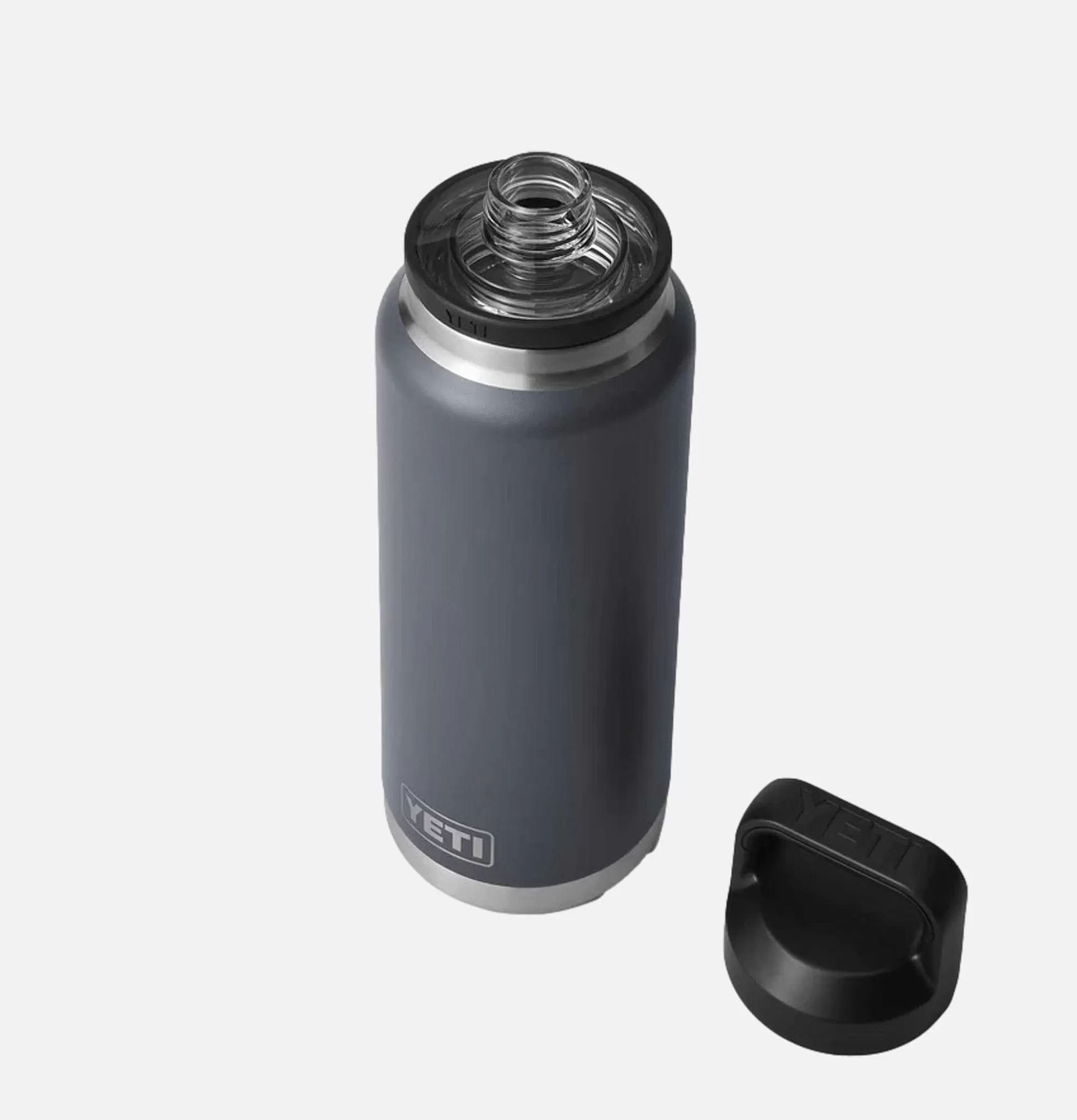 YETI Termo Chug Acero Inoxidable 1 Litro Gris Carbón - Ideal para Aventuras
