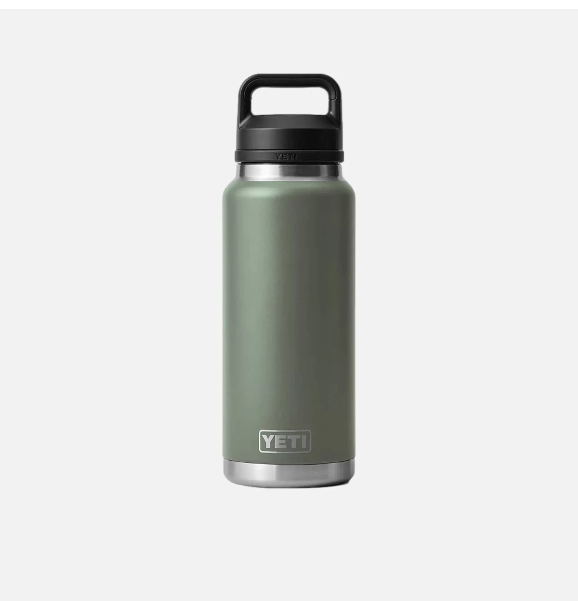 YETI Rambler Chug - Termo de 1 Litro Verde Expedición para Trekking y Excursiones