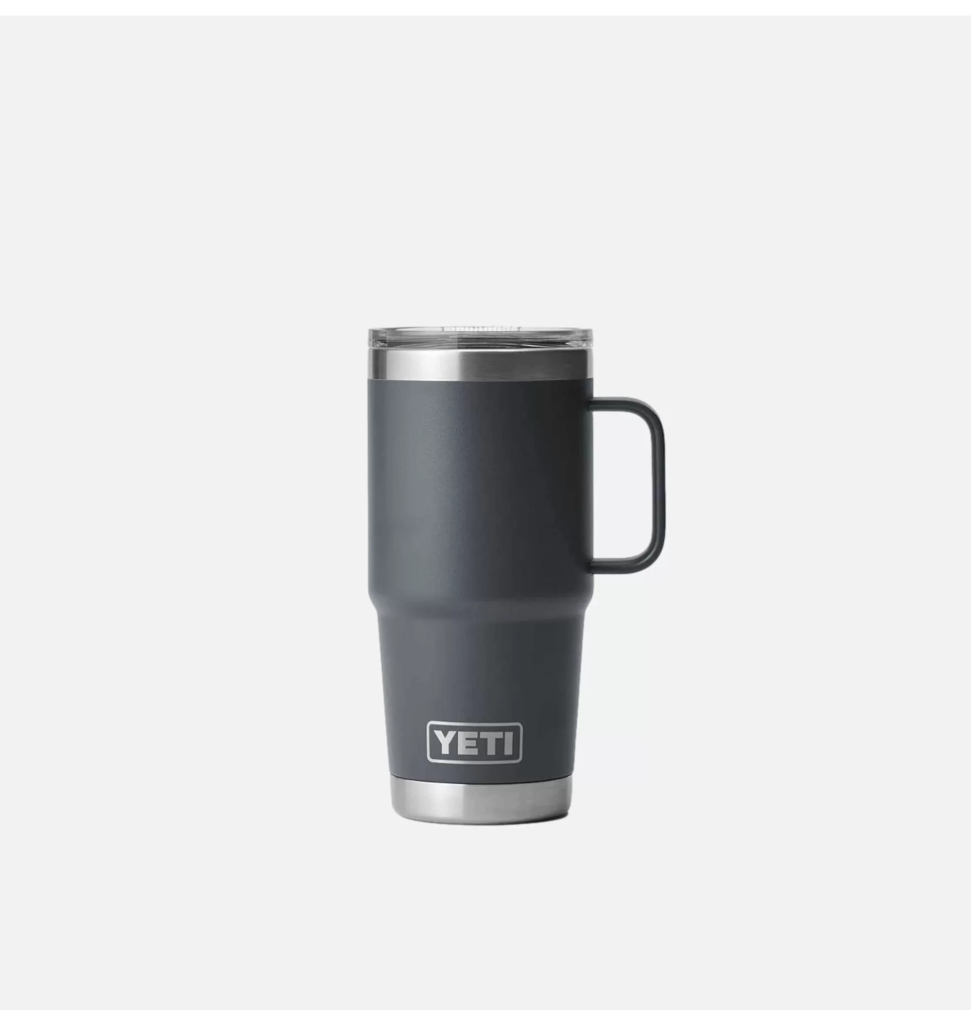 Térmica YETI Rambler para Exteriores - Vaso de Viaje con Aislamiento Doble Pared, Color Carbón Mate, Ideal para Aventuras y Uso Diario
