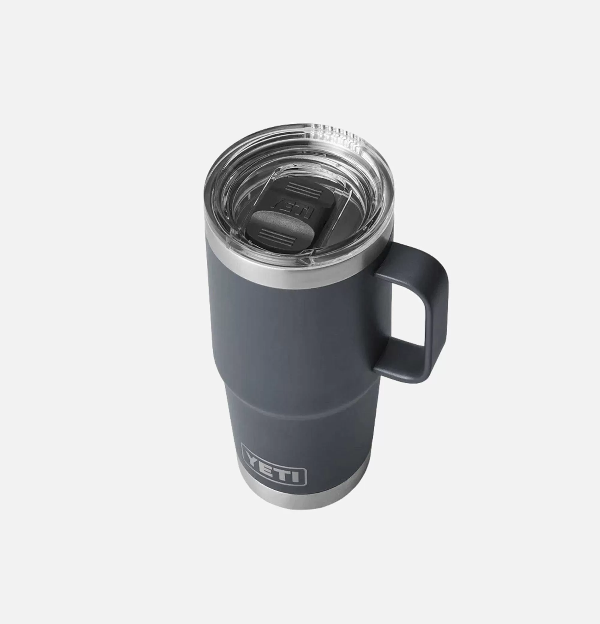 Térmica YETI Rambler para Exteriores - Vaso de Viaje con Aislamiento Doble Pared, Color Carbón Mate, Ideal para Aventuras y Uso Diario